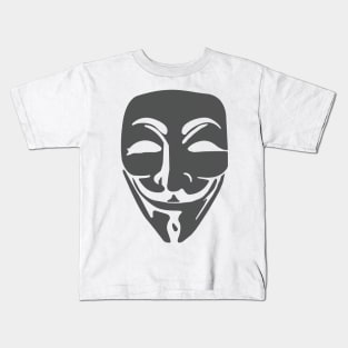 I am devil | The original mask face t shirt design | Gray version Kids T-Shirt